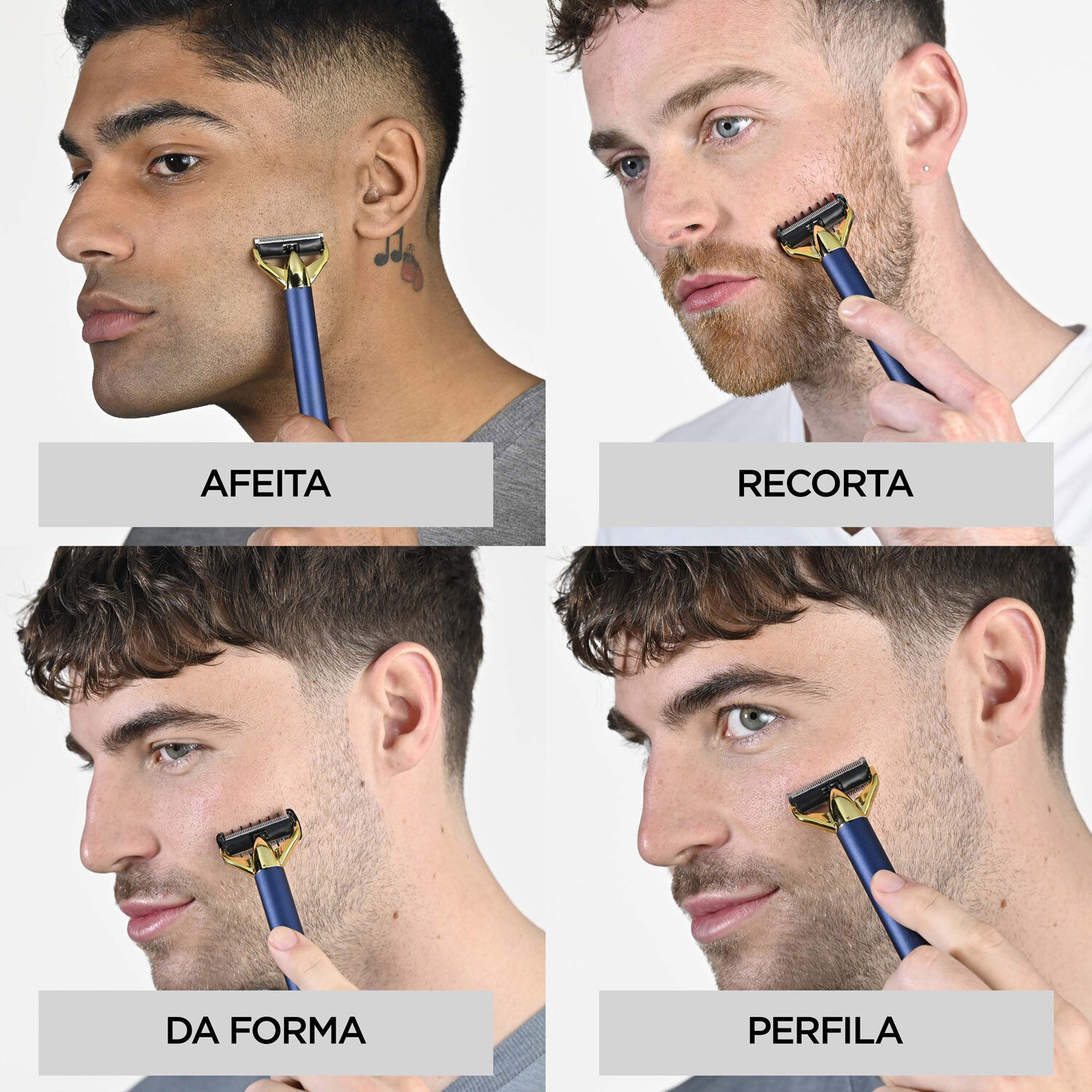 Afeitado en seco y en h&uacute;medo